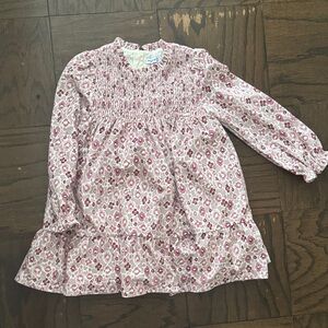 Mayoral Pink and Cream Textured Dress